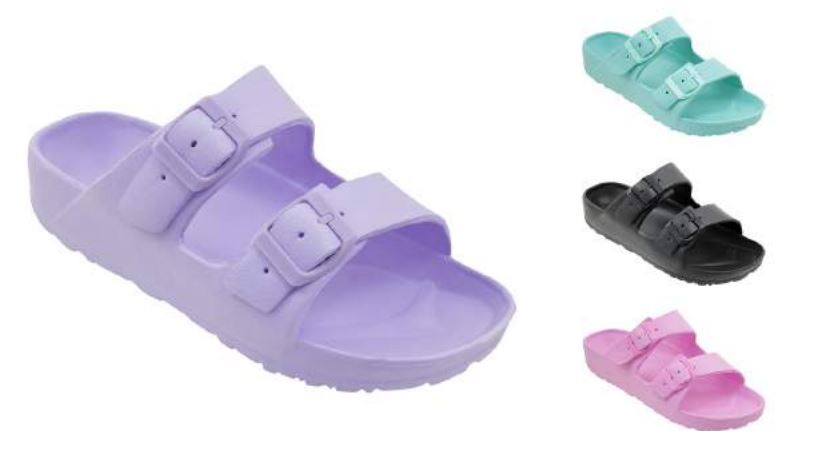 Women's Arizona BUCKLE Sandals w/ Soft Footbed - Pastel Colors