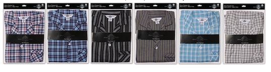 Men's PAJAMA Set w/ Front Pocket - Assorted Patterns