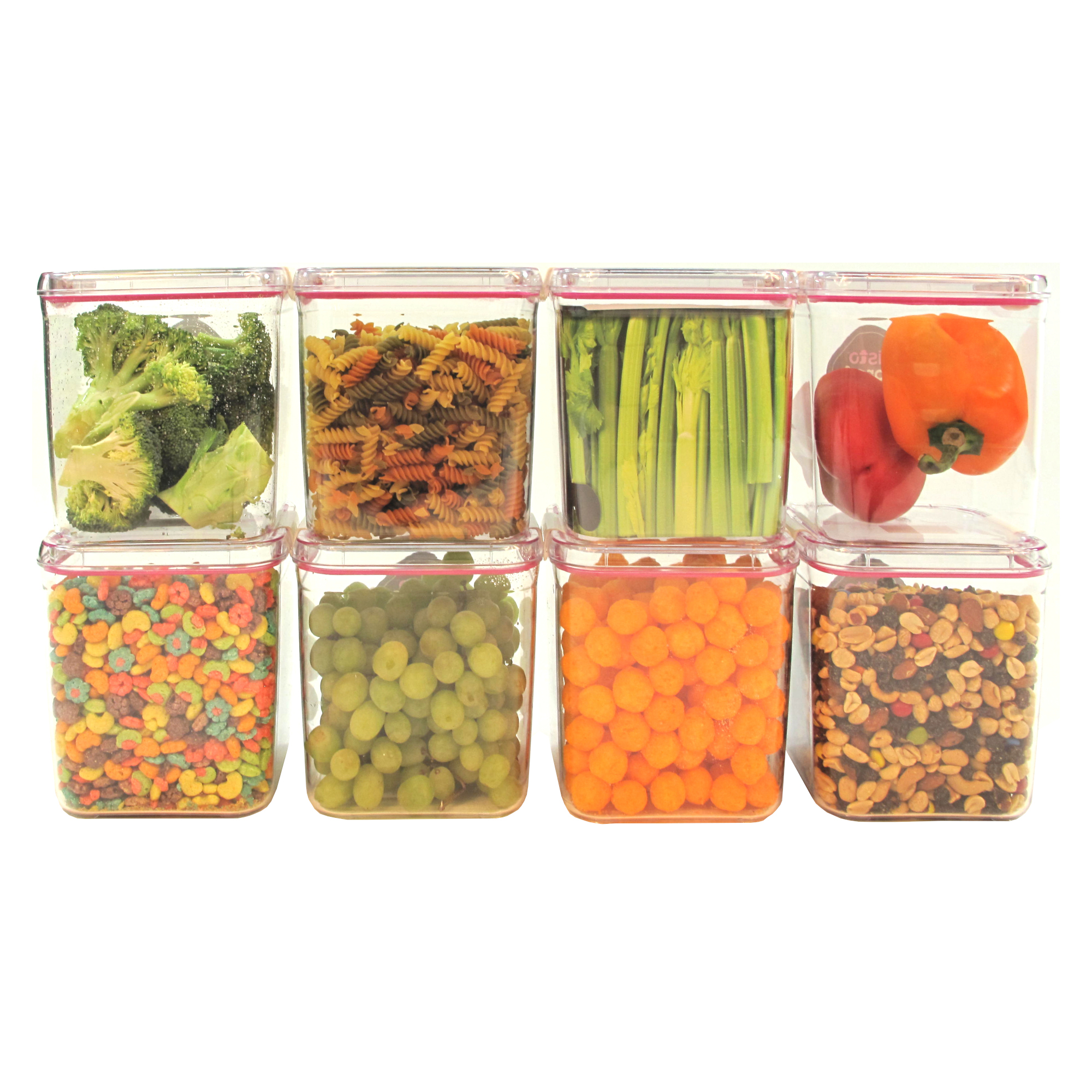 2.75 Qt. Visto MAx CuBe ContAiners - 8-PAck