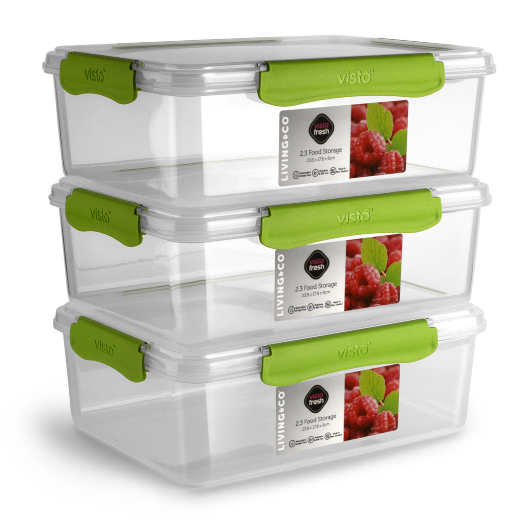2.3 L. Visto Fresh ContAiners  - 3-PAck
