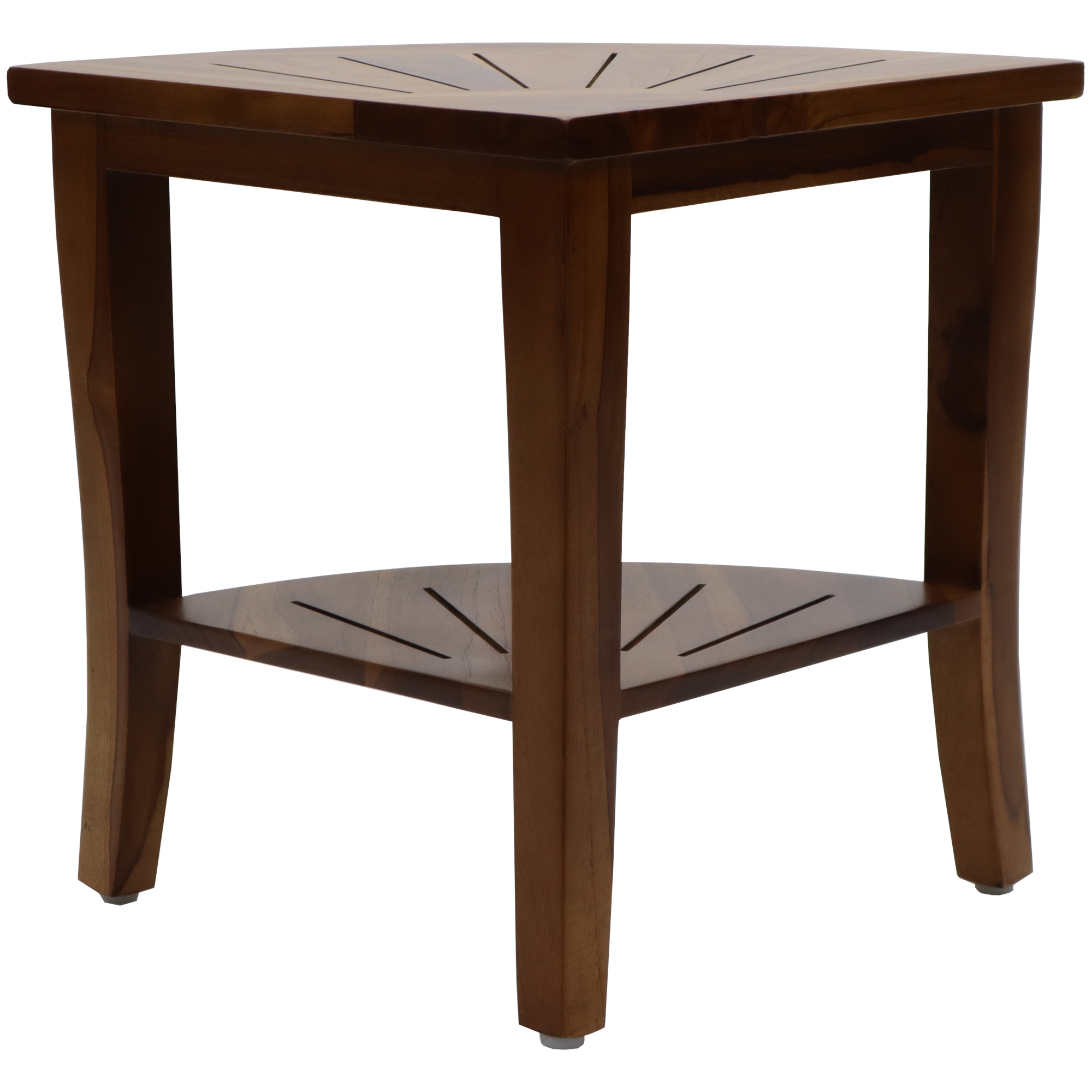 GEnuInE TEak CornEr ShowEr BEnCh