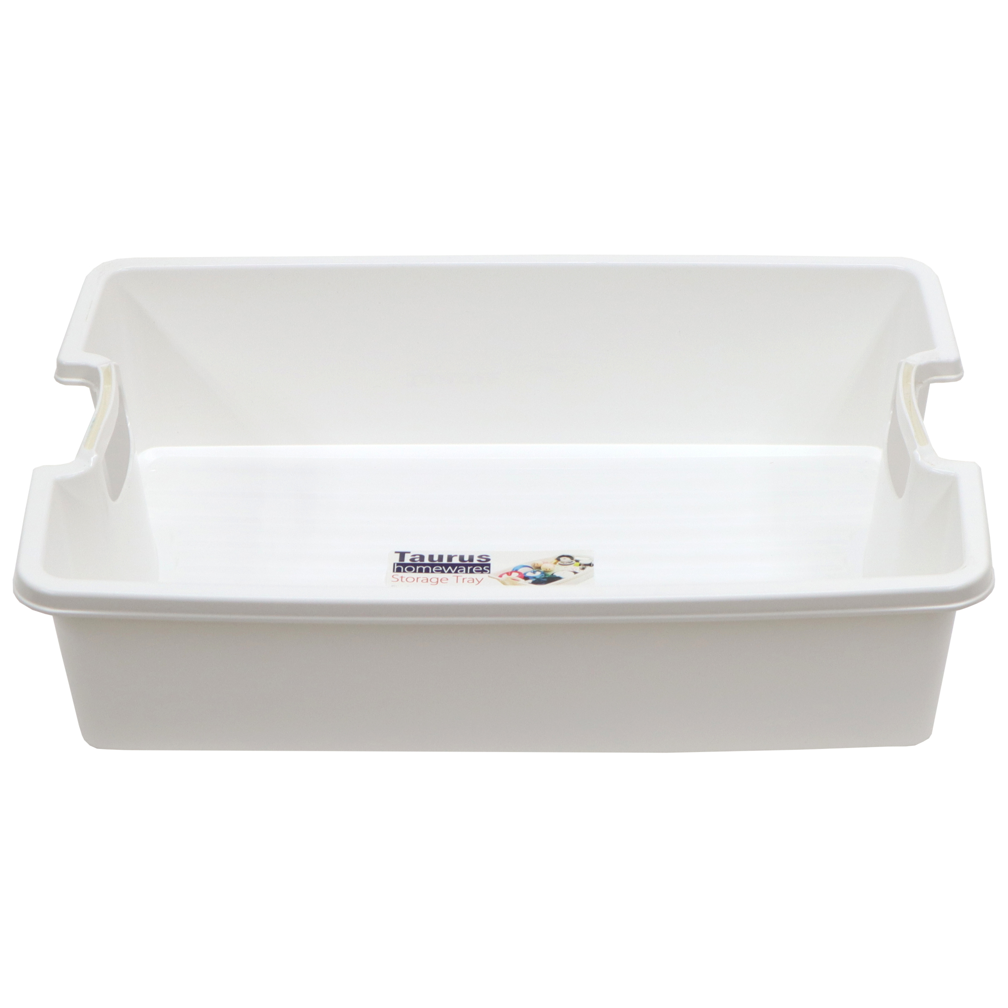 6.75 Gallon Rolling Storage Bin Organizer Tray