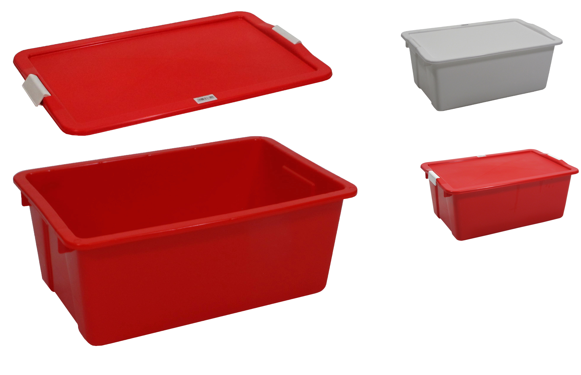 11 Gallon Heavy Duty Nesta Bins w/ Lid - Choose Your Color(S)