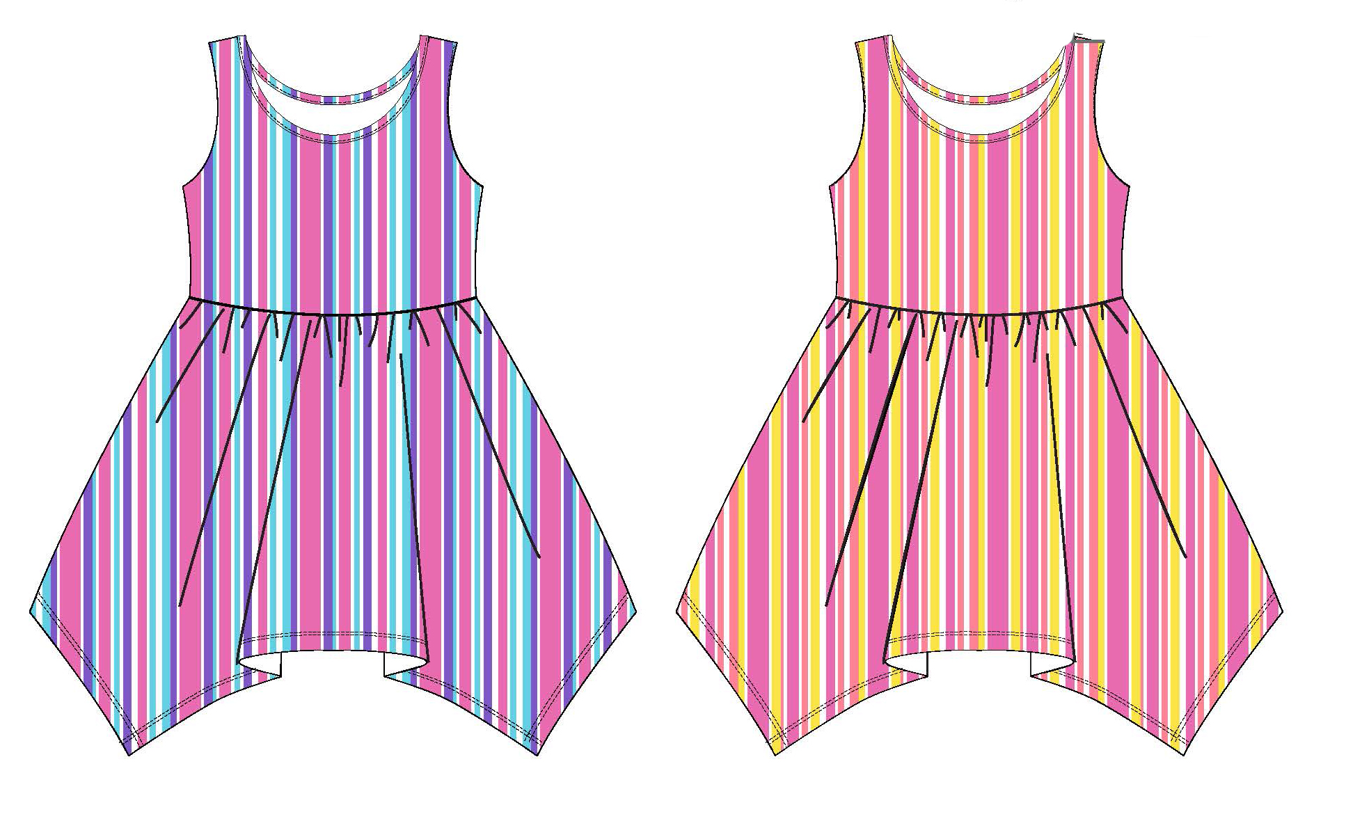 Sleeveless shirtwaist dress sale