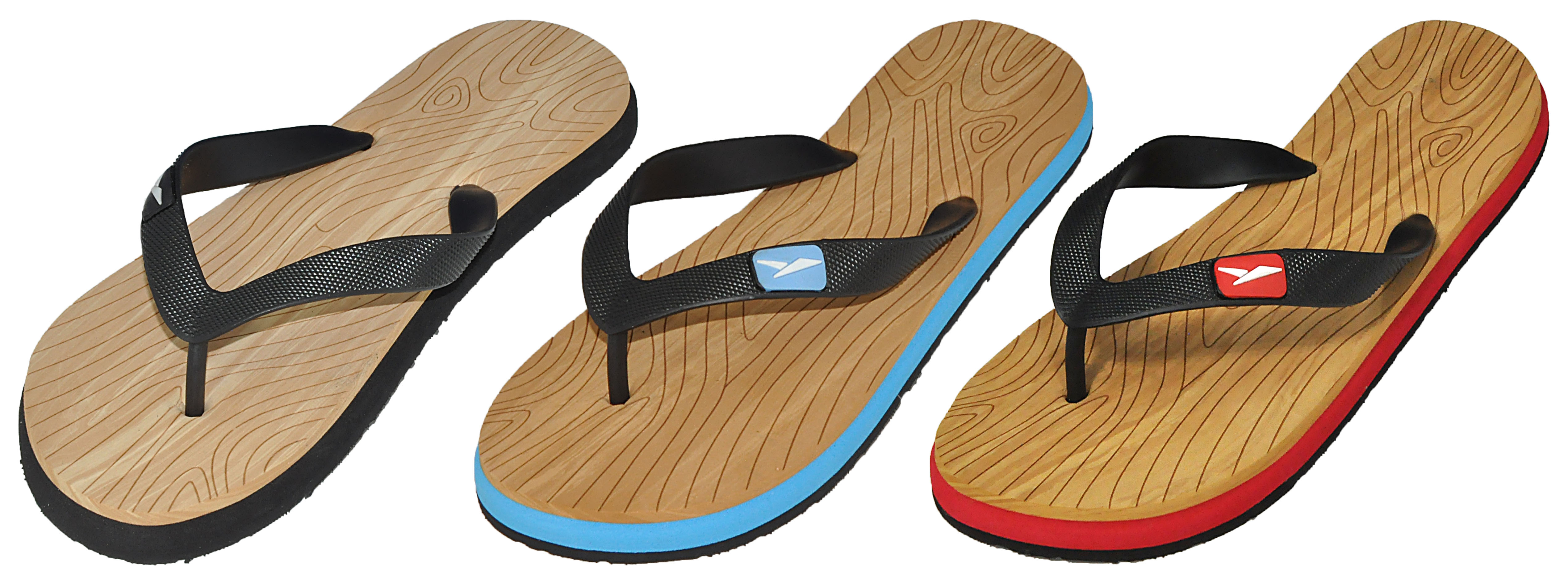 Men's Gizeh Slide Sandals w/ Wooden SURFBOARD Print
