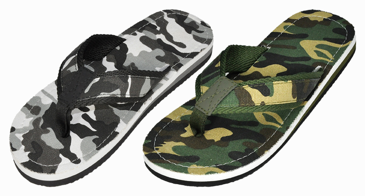 Men's Gizeh FLIP Flop Sandals w/ Camo Print