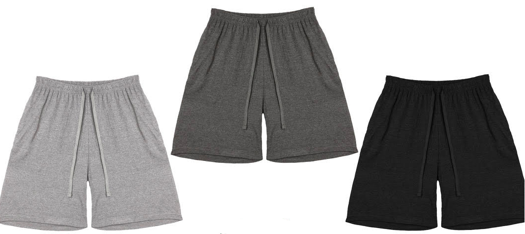 Men's Knit Comfort Lounge PAJAMA Shorts w/ Adjustable Drawstring - Assorted Colors