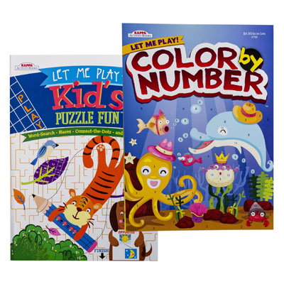 Color/activity Book Color Bynumber And Dot 2asst In Pdqmade In Usa Ppd $3.95