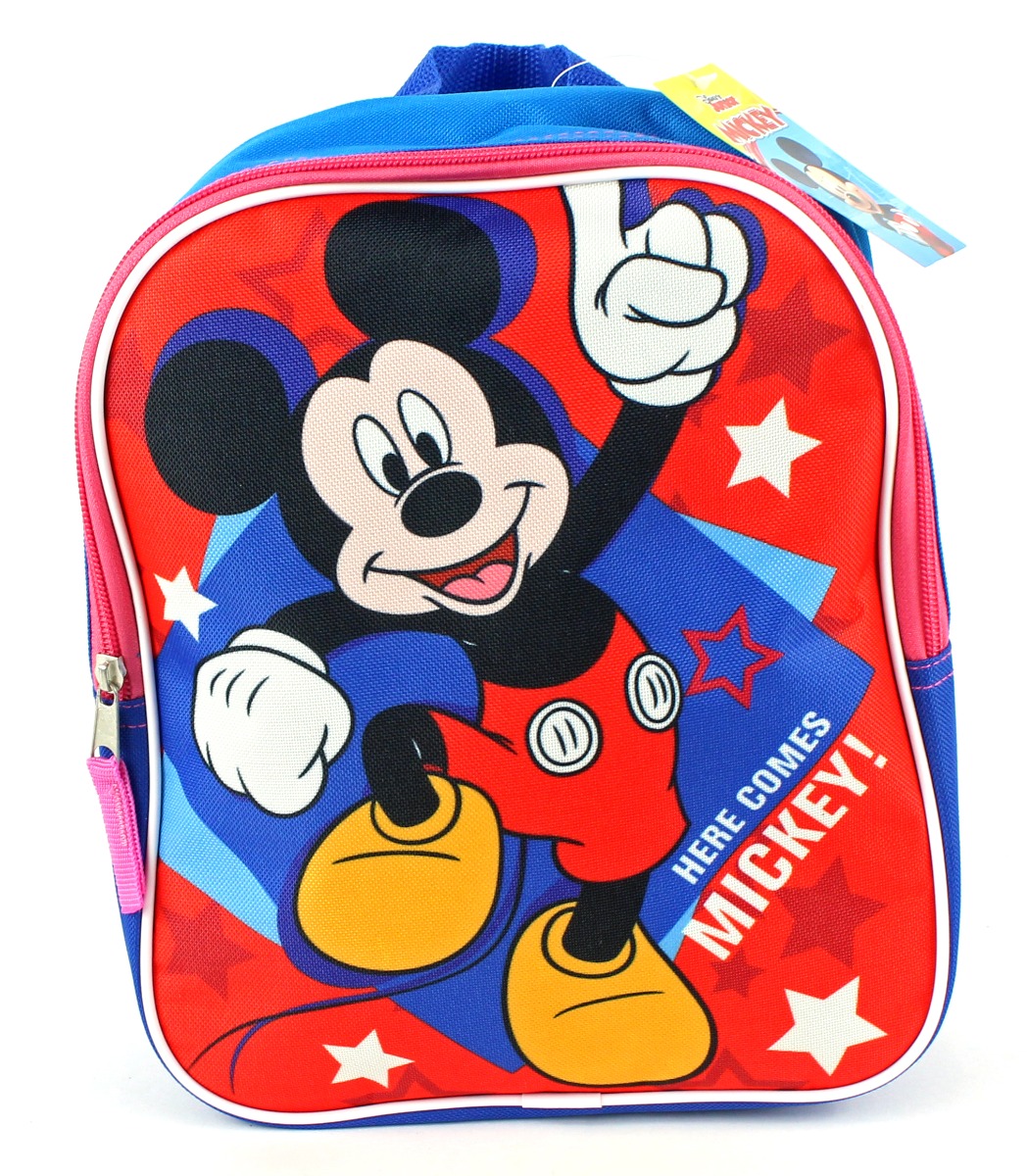 ''DISNEY ''''Here Comes Mickey'''' Mickey Mouse 11'''' Mini Backpacks''
