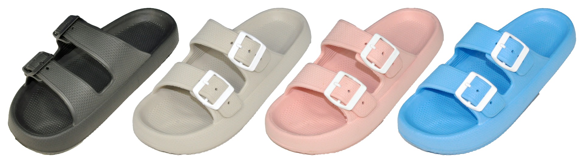 Women's Arizona Buckle Sandals w/ Soft Footbed