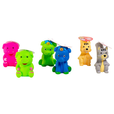 Dog TOY Vinyl Animals Assortedcolors Hanh Tag In Pdq#s20919