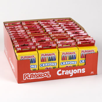 PLAYSKOOL Crayons 24ct