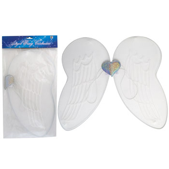 Angel Wing COSTUME White W/heart