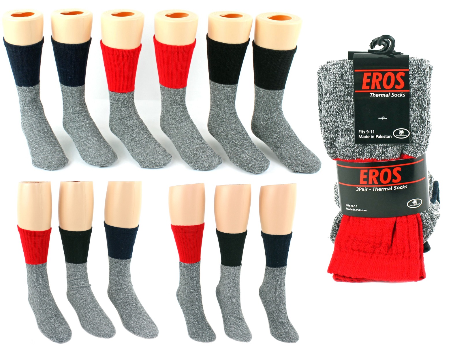 ''Men's, Women's, and Kid's Thermal BOOT Socks Combo''