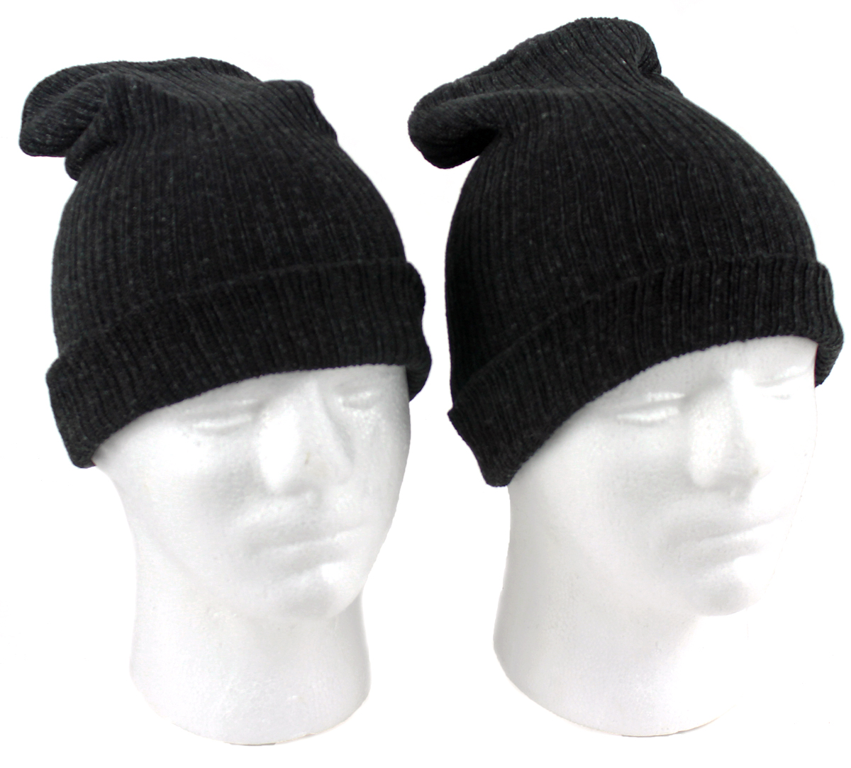 Adult Merino Wool Blend Winter HATs - Black