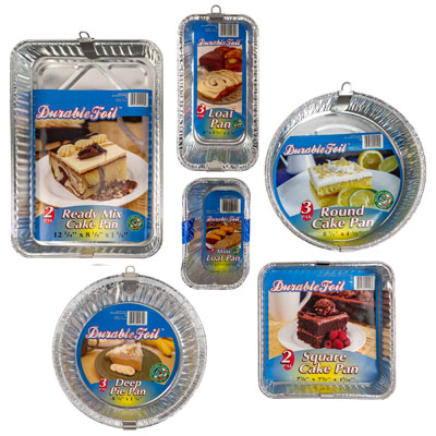 AlumINum Bakeware 108 Pc Display 6asst Multipc Cake/loaf/pie Pans MADE IN USA