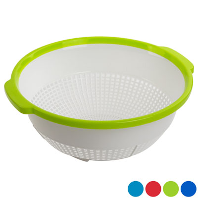 Colander 12 - Inch White Colored Rim 4 Colors In Pdq #RING Bowl 22