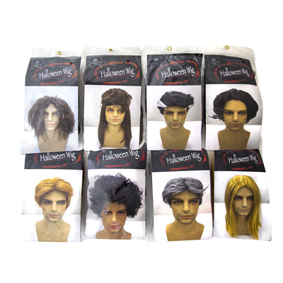 WIG Halloween Mens 8ast Styles Pb/illus Insert