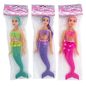 Mermaid Toy DOLL 11.81in 3ast