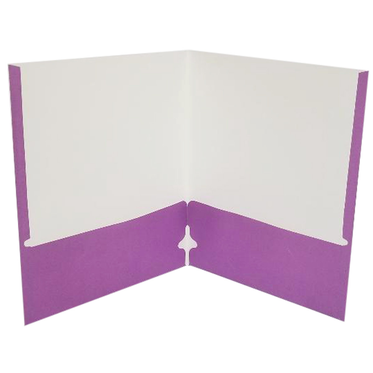 Purple 2-Pocket Folders w/ Display