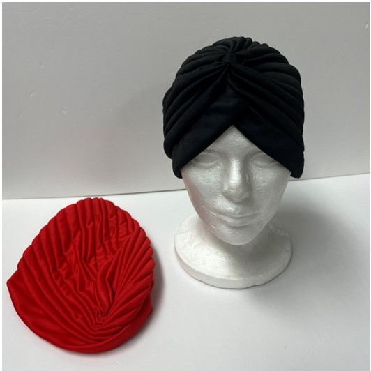 Turban Fortune Teller/flapper 3ast Colors Adult COSTUME Accessory Red/white/black Pb/insert