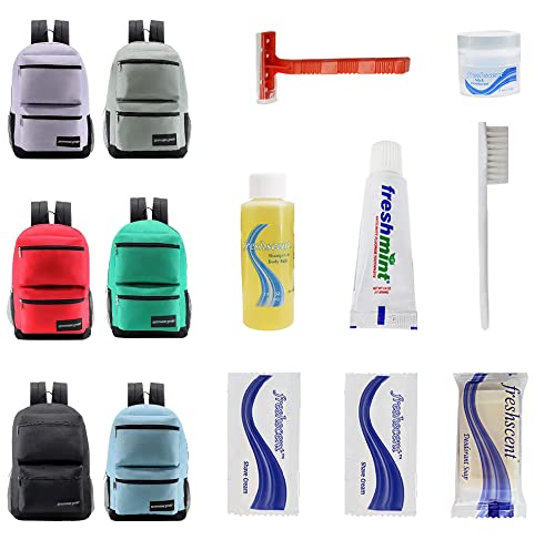 ''17'''' Deluxe Hiking & Sports BACKPACKs w/ Unisex Hygiene Supply Kits''