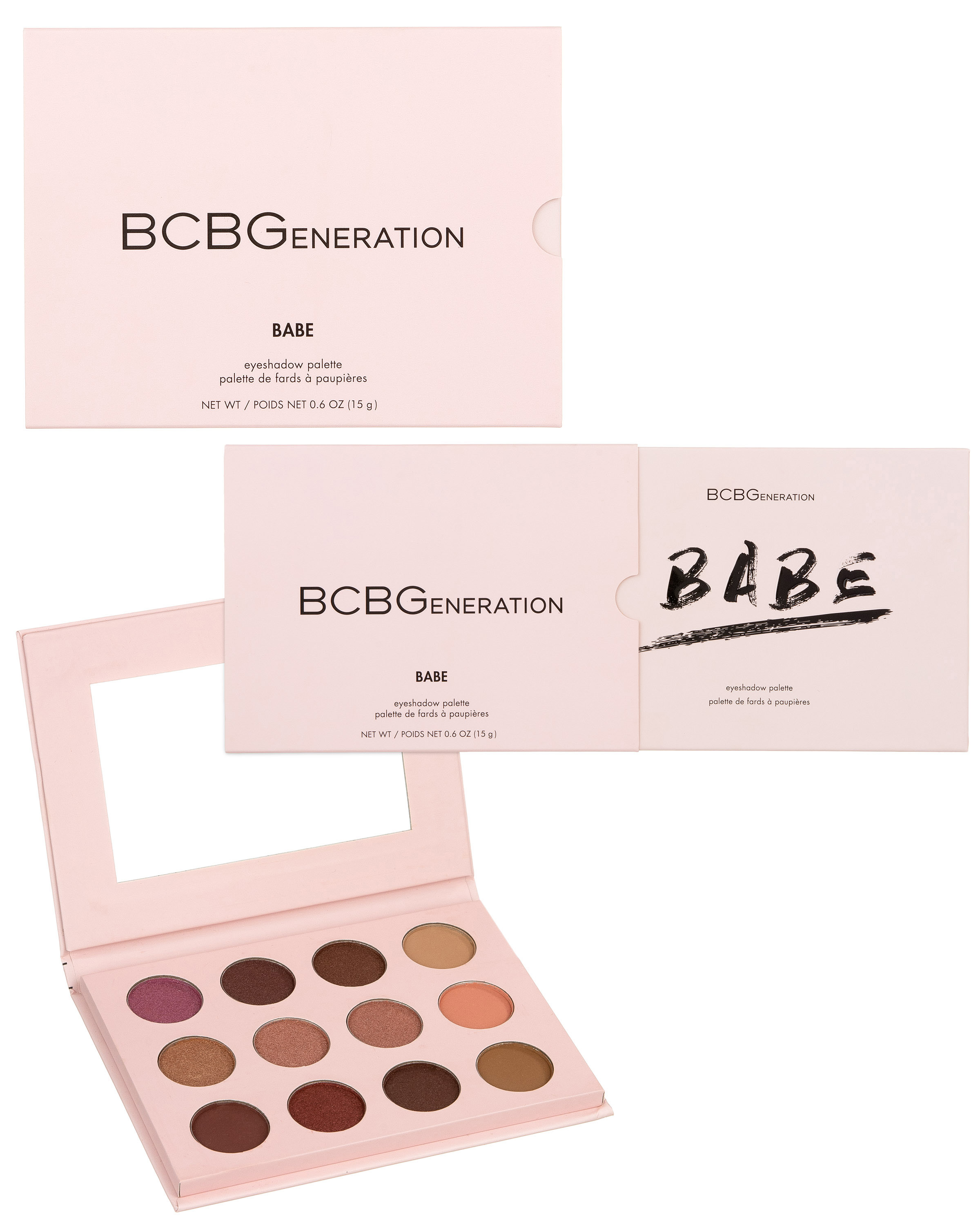BCBGeneration Babe Eyeshadow Palette w/ 12 Pressed Pigment Shades