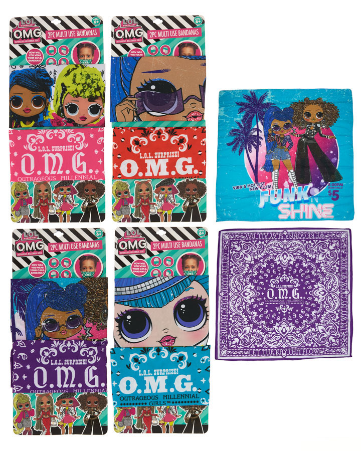 L.O.L. Surprise! O.M.G. Printed Bandanas - 2-Packs