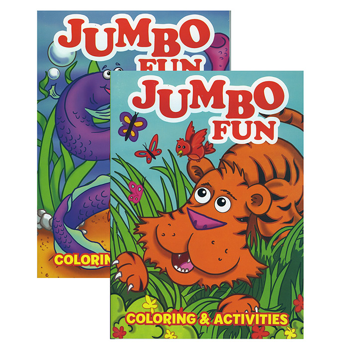 Jumbo Fun Coloring & Activity BOOK