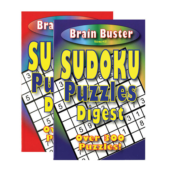 Brain Teasing Sudoku PUZZLE Book Digest Size