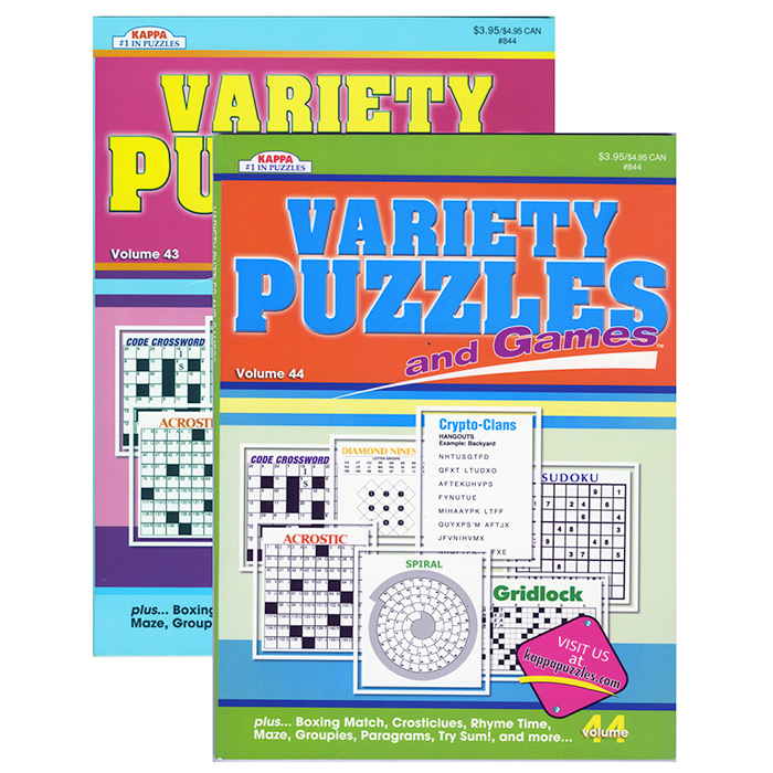 Kappa Variety Puzzles & GAMEs Book