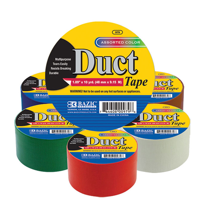 ''1.89'''' X 10 Yard Assorted Colored Duct TAPE''