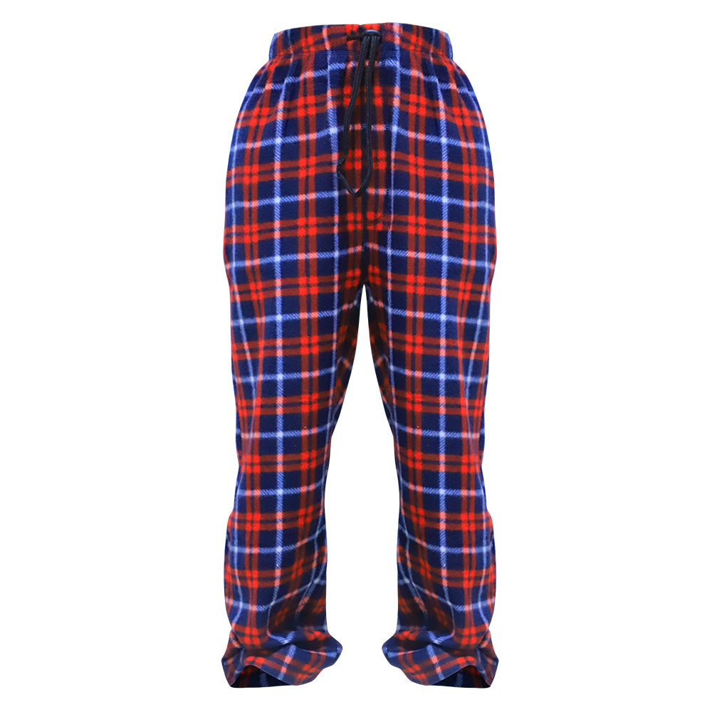 Men's Plaid Flannel PAJAMA Pants - Red & Blue - Sizes Small-2XL