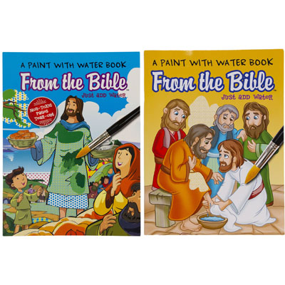 PAINT With Water Bible Stories2 Asst In Pdq