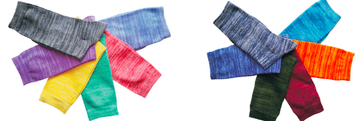 Women's Novelty Crew Socks - Heathered Prints - Size 9-11 - 6-Pair Packs