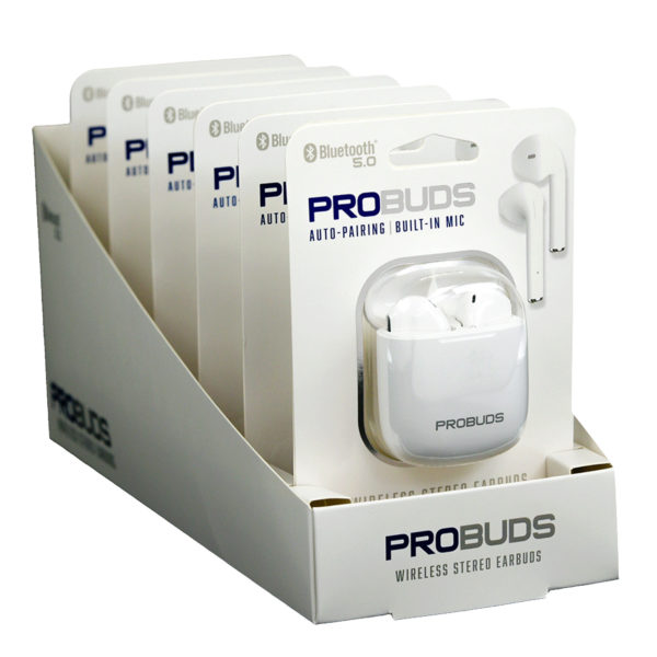 Tzumi Probuds True Wireless Bluetooth 5.0 Earbuds In Display