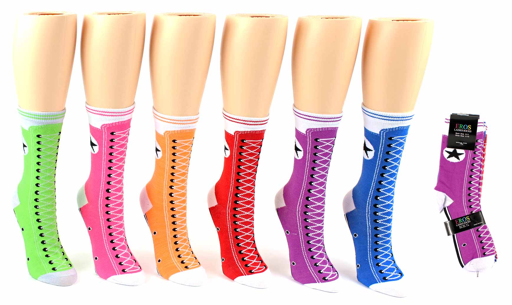 sneaker print socks