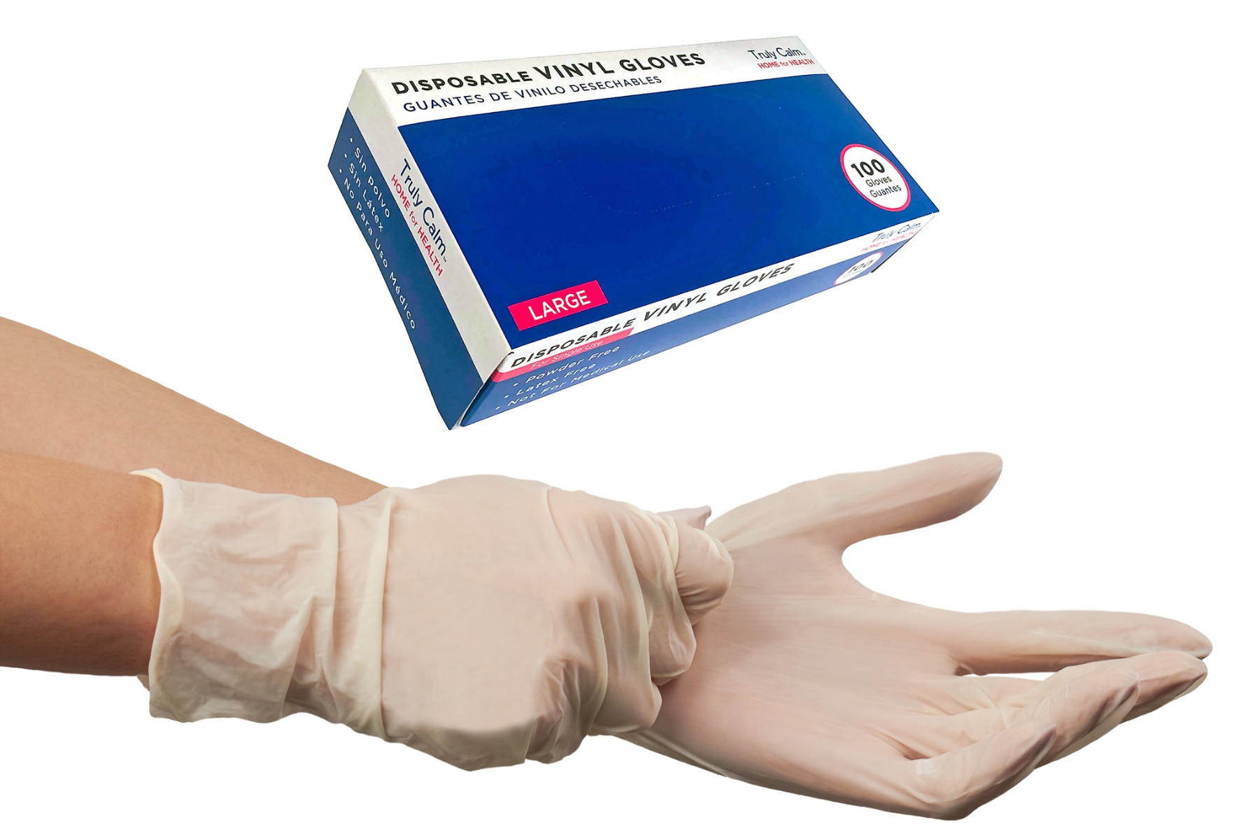100 vinyl gloves