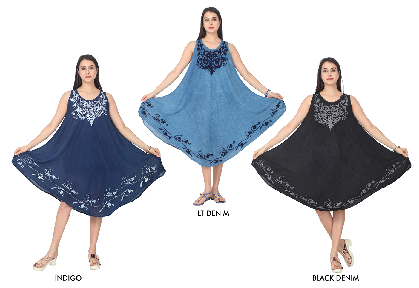 casual rayon dresses