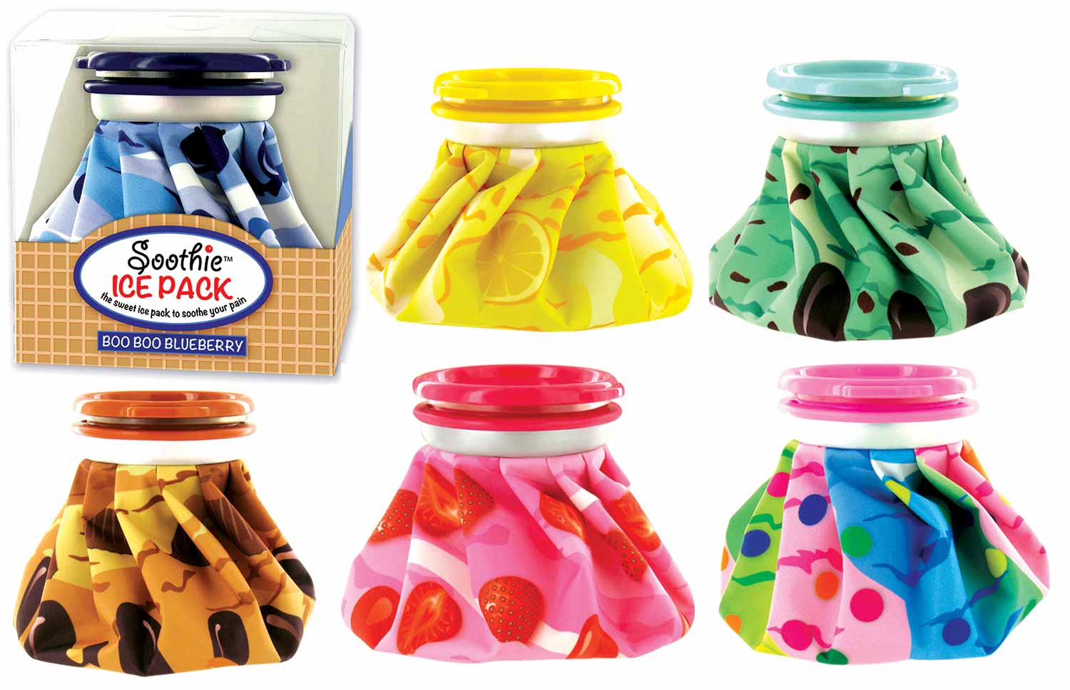 cloth covered ice packs