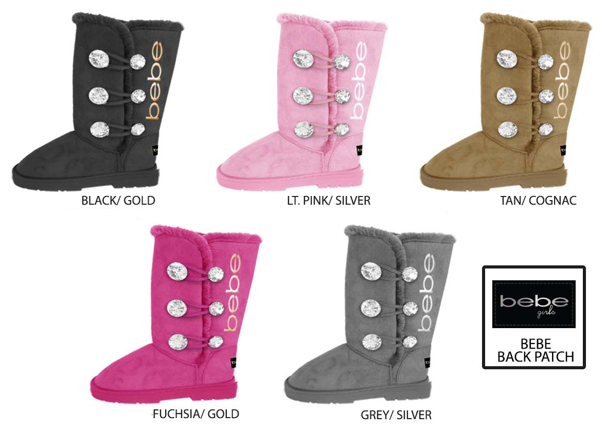 bebe pink boots