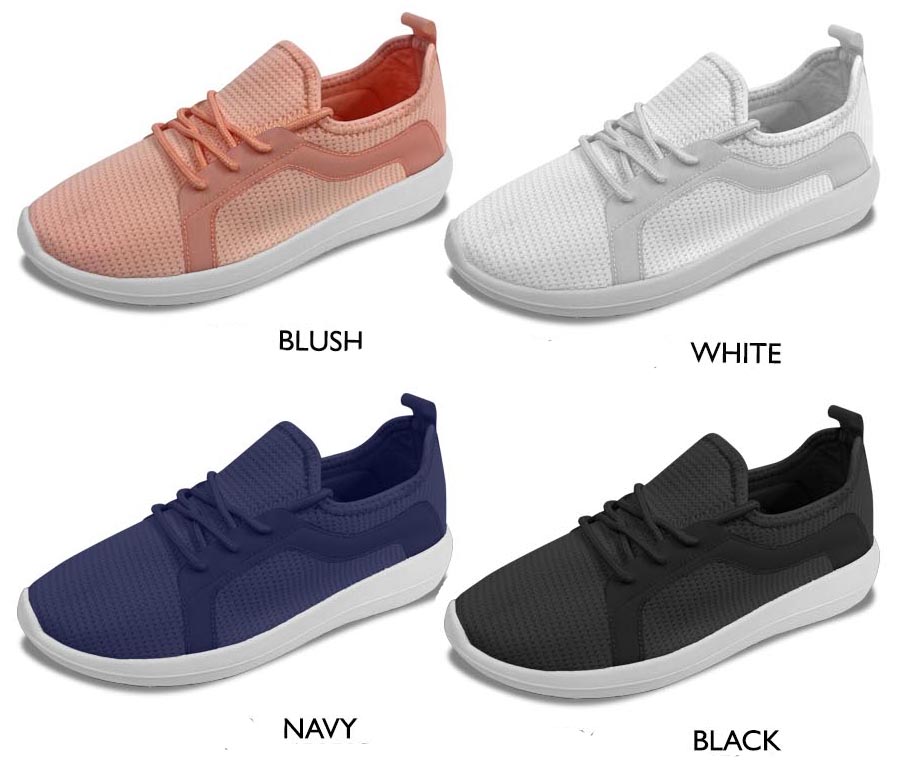 women's elastic lace sneakers