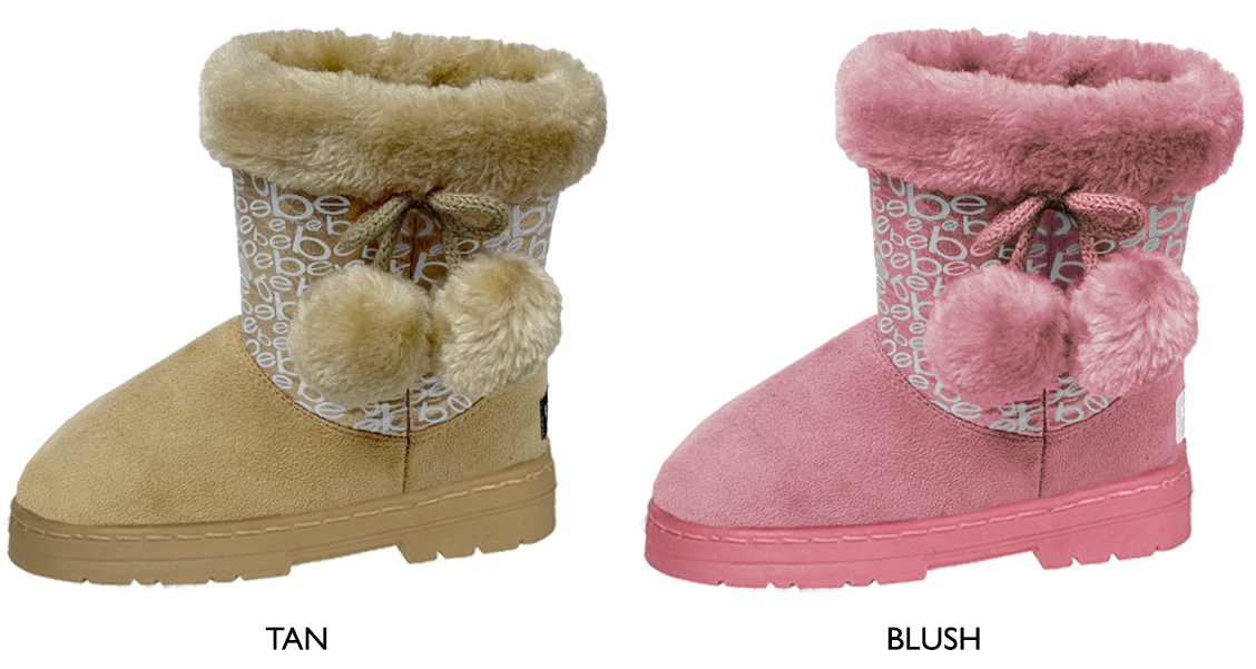 bebe slippers with fur
