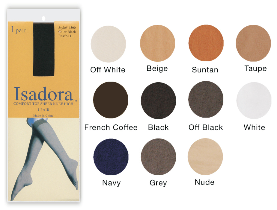 6 Pairs 2 Packs Sabra No Show Sheer Nylon Ped Socks Black White or Nude 8.5-11