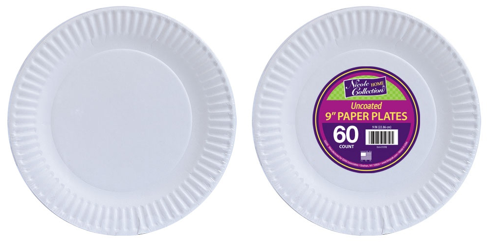 cheap paper plates and bowls