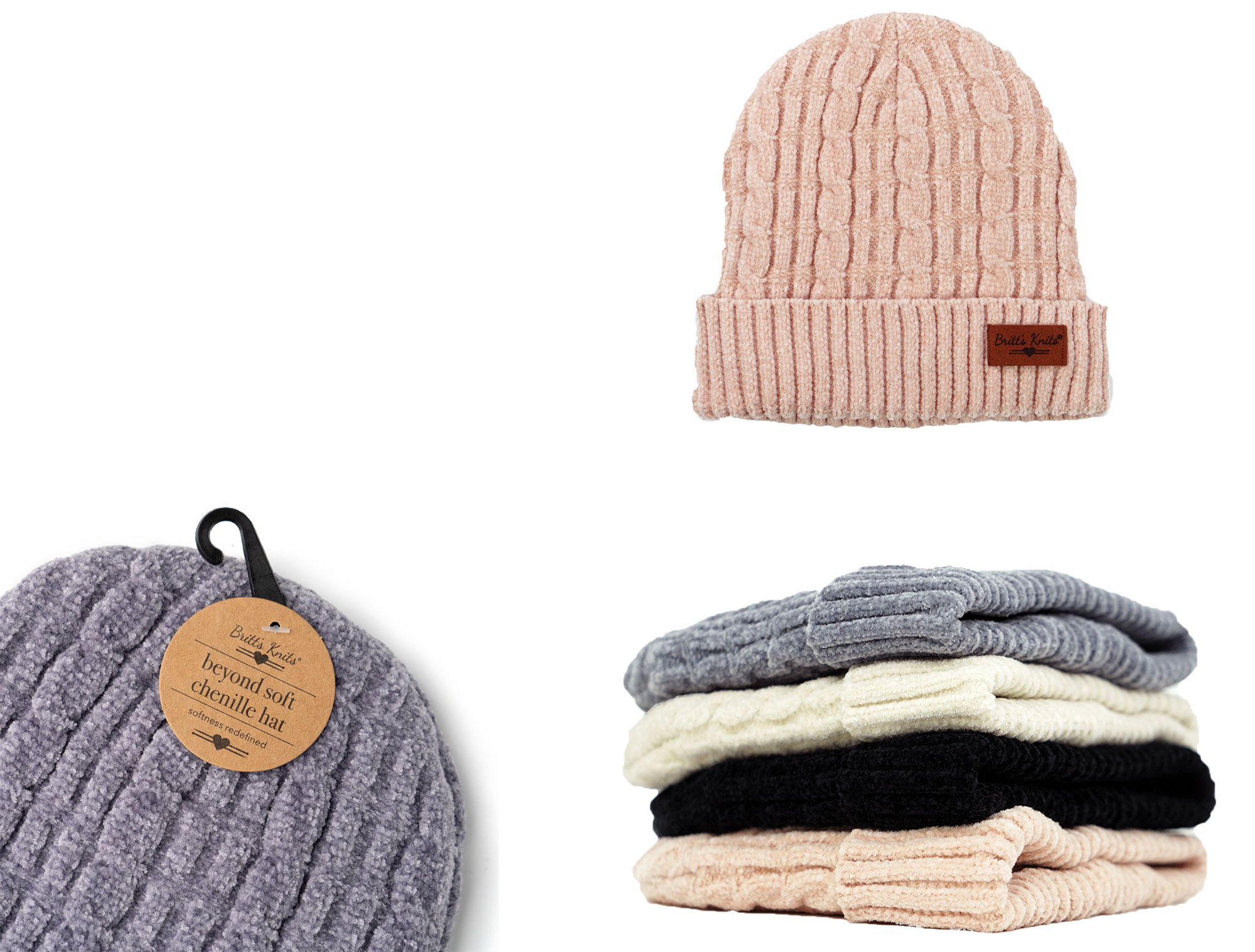 Wholesale Men Thermal Insulation Lined Gents Winter Beanie Hat Black Job Lot 