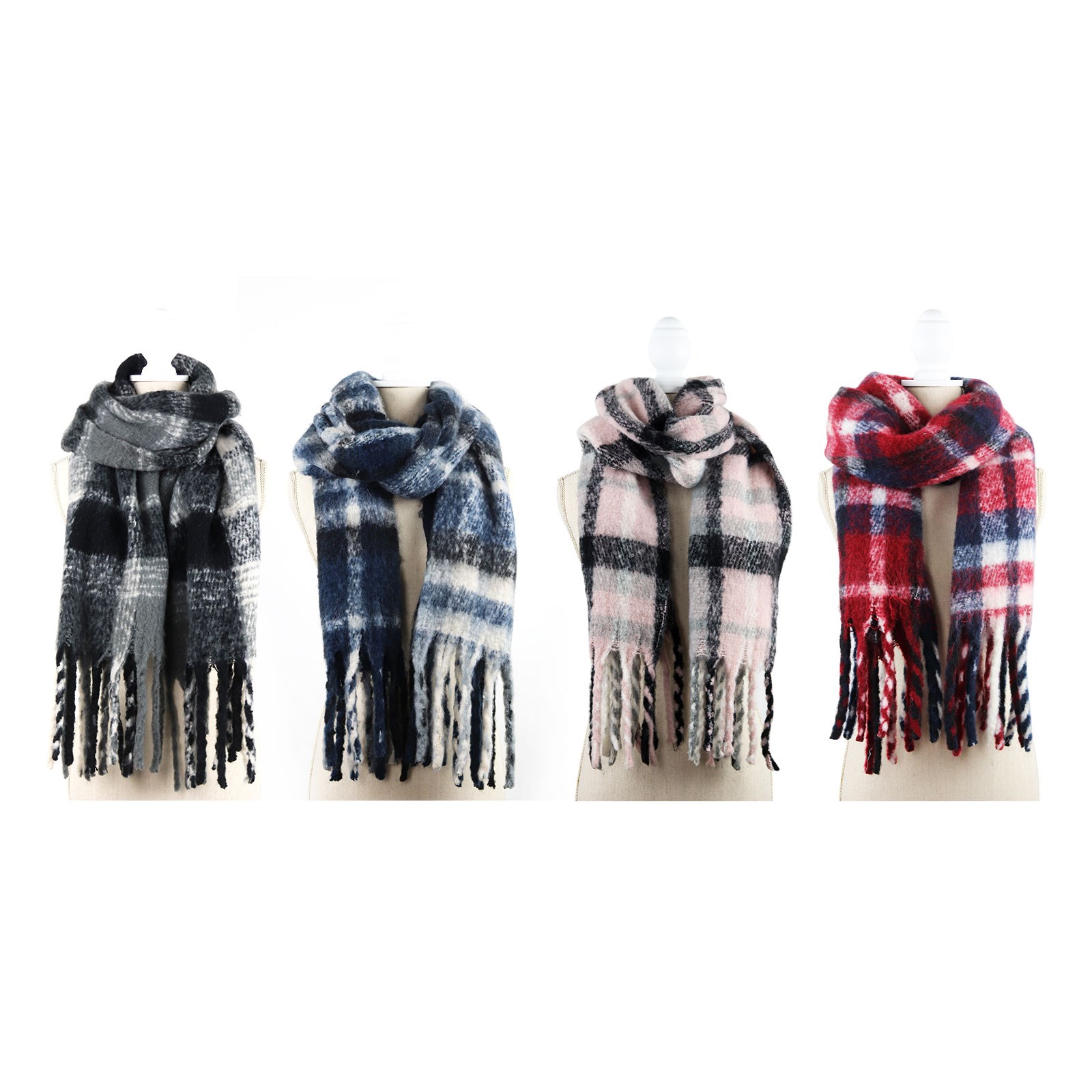 lot of 30 winter scarves long shawl wholesale bulk FREE SHIP US SELLER