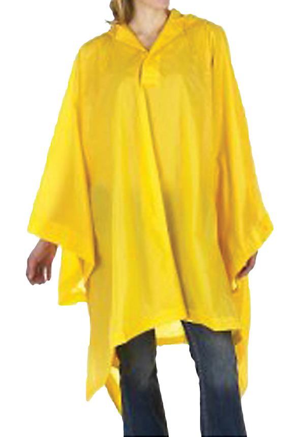 Disposable PVC Rain Ponchos - 4 Mil 