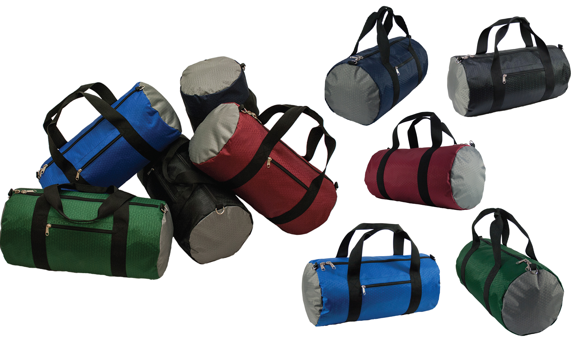 Rainbow Zebra Sports Gym Duffel Bag Travel Duffle Bag Sports Luggage Handbag for Men Women Girls Boys 