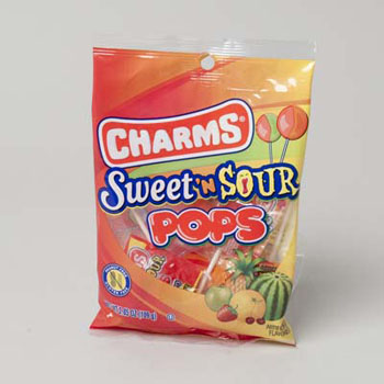 Lollipops Charms Sweet/sour Pops
